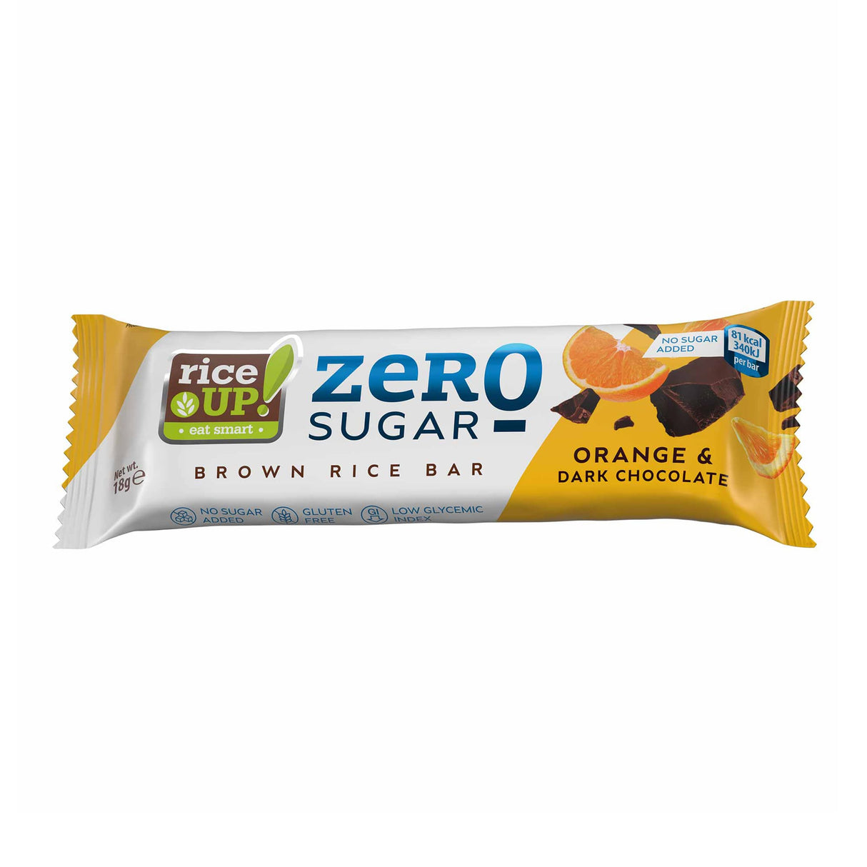 RiceUP! ZERO SUGAR - Оризов бар 18 g - Feel You