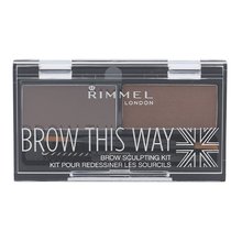 Rimmel - Brow This Way Scuplting Kit - Set for perfect eyebrows 2 g - Feel You