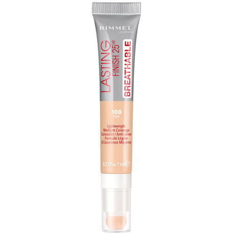 Rimmel London, Lasting Finish, Natural Medium Coverage, Cream Concealer, 100, Fair, 7 ml - Feel You