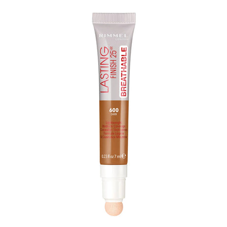 Rimmel London, Lasting Finish, Natural Medium Coverage, Cream Concealer, 600, Dark, 7 ml - Feel You