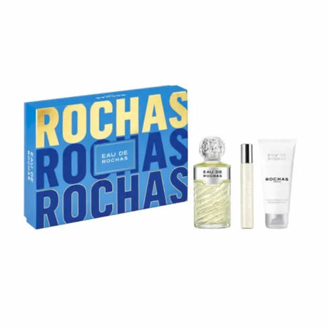 Rochas Eau De Rochas Eau De Toilette Spray 100ml Set 3 Pieces - Feel You