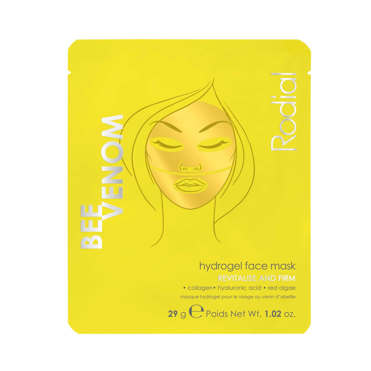 Rodial, Bee Venom, Firming, Sheet Mask, Face, 29 g - Feel You