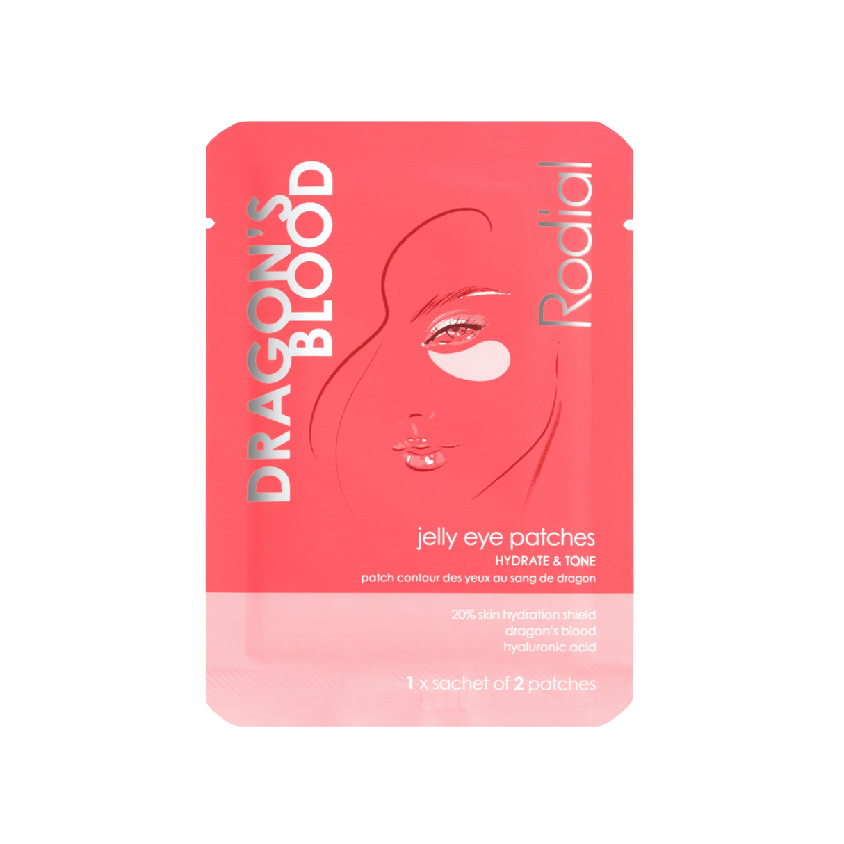Rodial, Dragon's Blood, Hydrating, Eye Patch, 3 g - Feel You