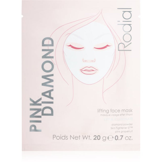 Rodial, Pink Diamond, Lifting, Sheet Mask, Face, 20 g - Feel You