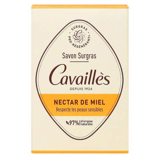 Roge Cavailles, Pro-Regenerating, Honey Nectar, Regenerating, Soap Bar, 100 g - Feel You