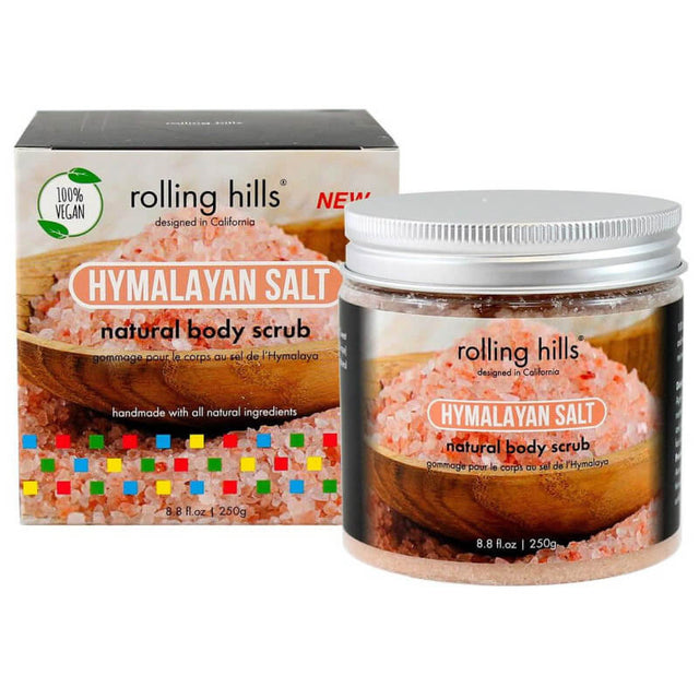 Rolling Hills, Himalayan Salt, Eliminates Impurities, Body Scrub, 250 g - Feel You
