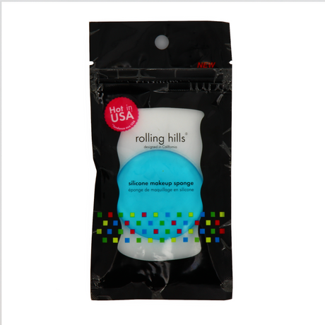 Rolling Hills, Rolling Hills, Silicone, Makeup Sponge, Blue - Feel You