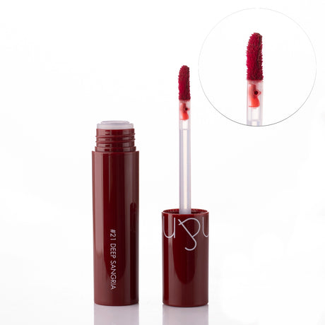 Rom&nd - Juicy Lasting Tint Ripe Fruits Series - Lip Tint - 21 Deep Sangria - 5.5g - Feel You
