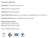 Rosemary Oil | 100% Pure Rosmarinus Officinalis - 59 мл - Feel You