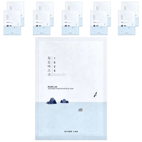 Round Lab - 1025 Dokdo Hydrating Water Gel Mask - 10 sheet pack - Feel You