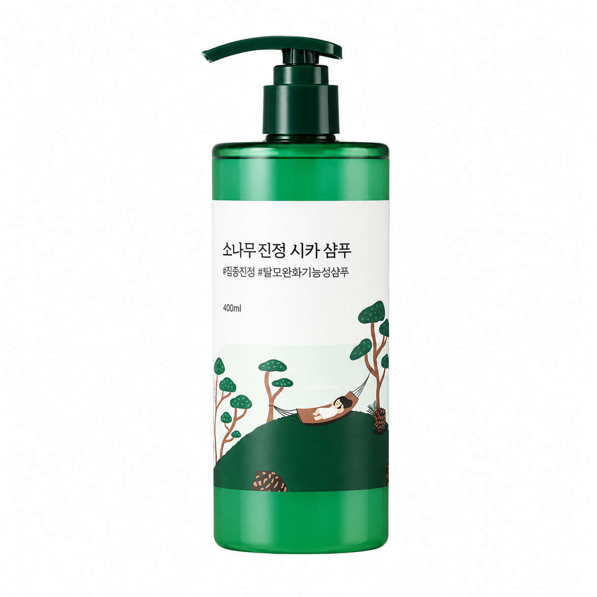 Round Lab - Pine Calming Cica Shampoo, 400ml