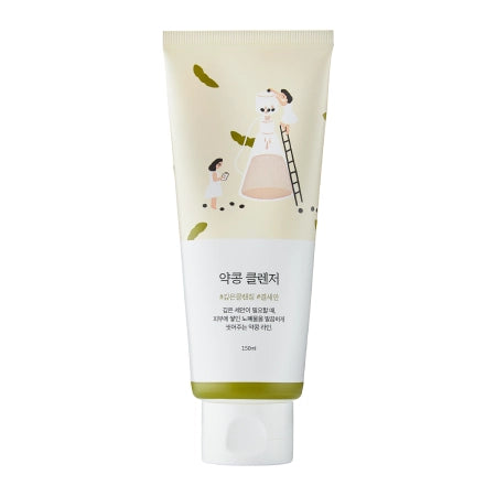 Round Lab - Soybean Nourishing Cleanser - Face Wash Gel with Black Soy Extract - 150ml - Feel You