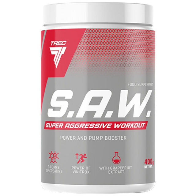 S.A.W. Powder | Super Aggressive Pre-Workout - 400 грама - Feel You