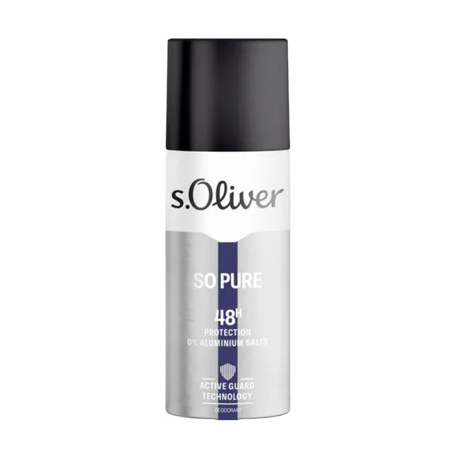 S. Oliver, So Pure, Hydrating 48H, Deodorant Spray, For Men, 150 ml - Feel You