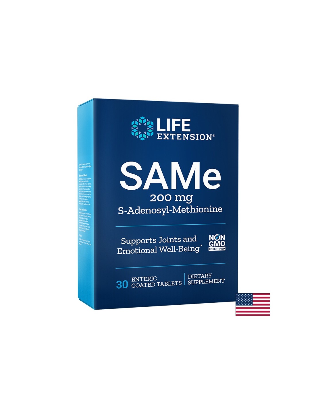 SAMe - S-Adenosyl-Methionine/ САМе - С-Аденозил-Метионин 200 mg х 30 стомашно-устойчиви таблетки - Feel You