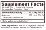 SELENIUM 200 mcg - 100 Vegetable Capsules - Feel You