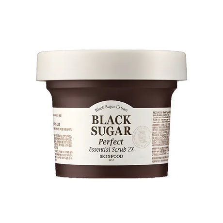 SKINFOOD - Black Sugar Perfect Essential Scrub 2X, 210g - Feel You