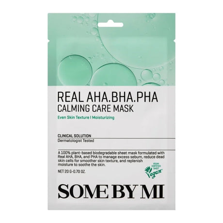 SOME BY MI - Real AHA-BHA-PHA Calming Care Mask - 1pc - Feel You