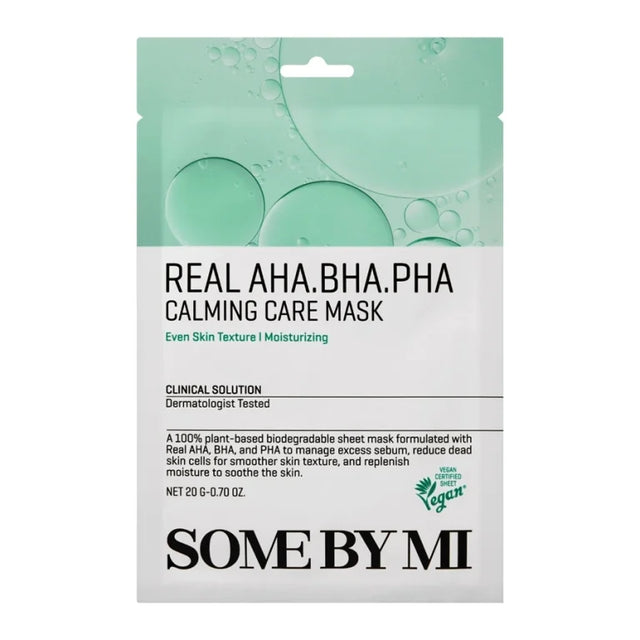 SOME BY MI - Real AHA-BHA-PHA Calming Care Mask - 1pc - Feel You