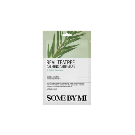 SOME BY MI - Real Teatree Calming Care Mask - 1pc - Feel You
