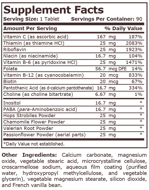 STRESS B COMPLEX WITH VITAMIN C - 90 Tablets - Feel You