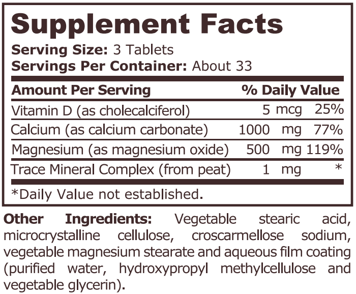 SUPER CAL-MAG - 100 tablets