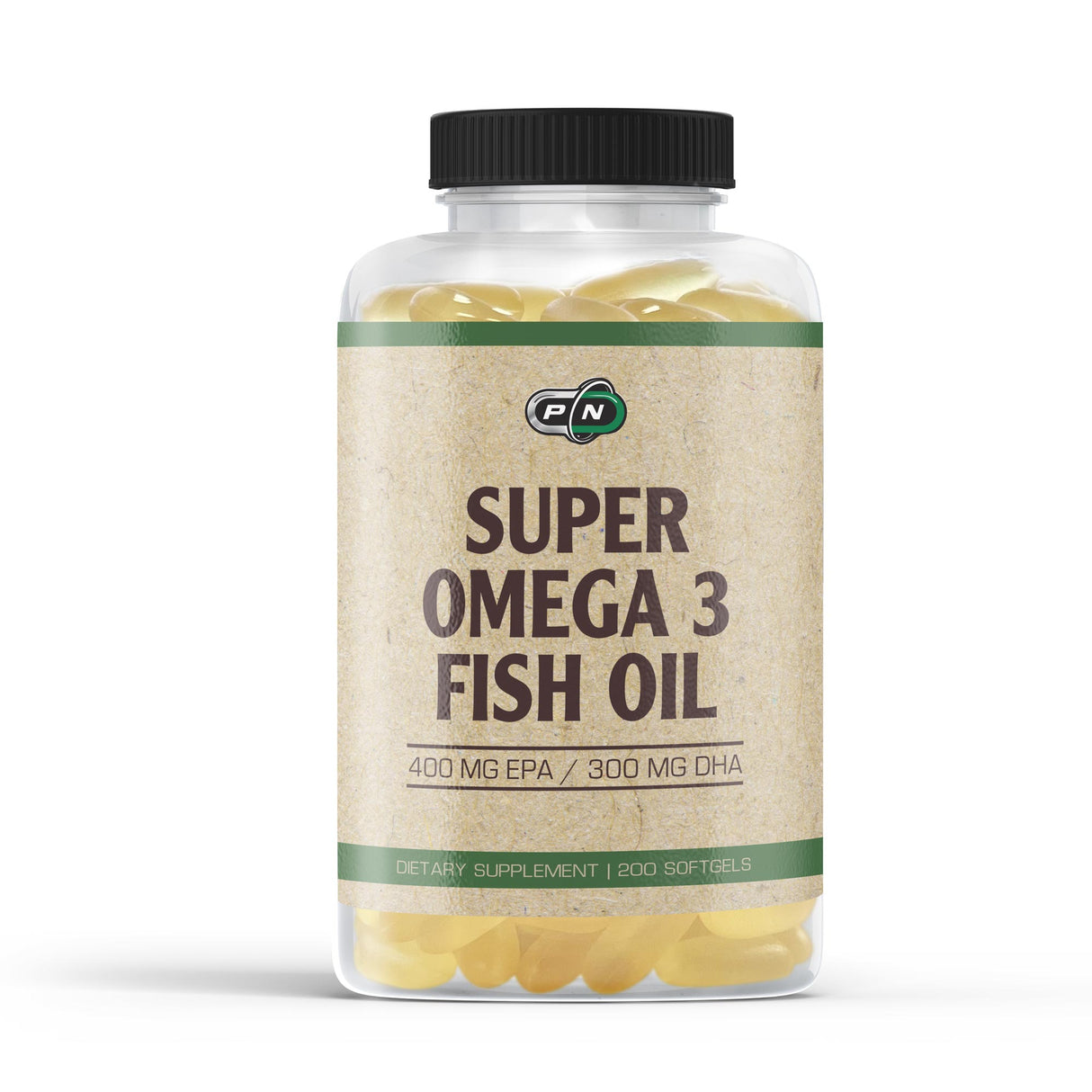 SUPER OMEGA 3 FISH OIL 1000 mg - 400 EPA / 300 DHA - 200 Дражета - Feel You