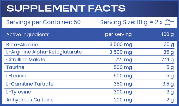 HS LABS - SUPER PUMP - 50 servings
