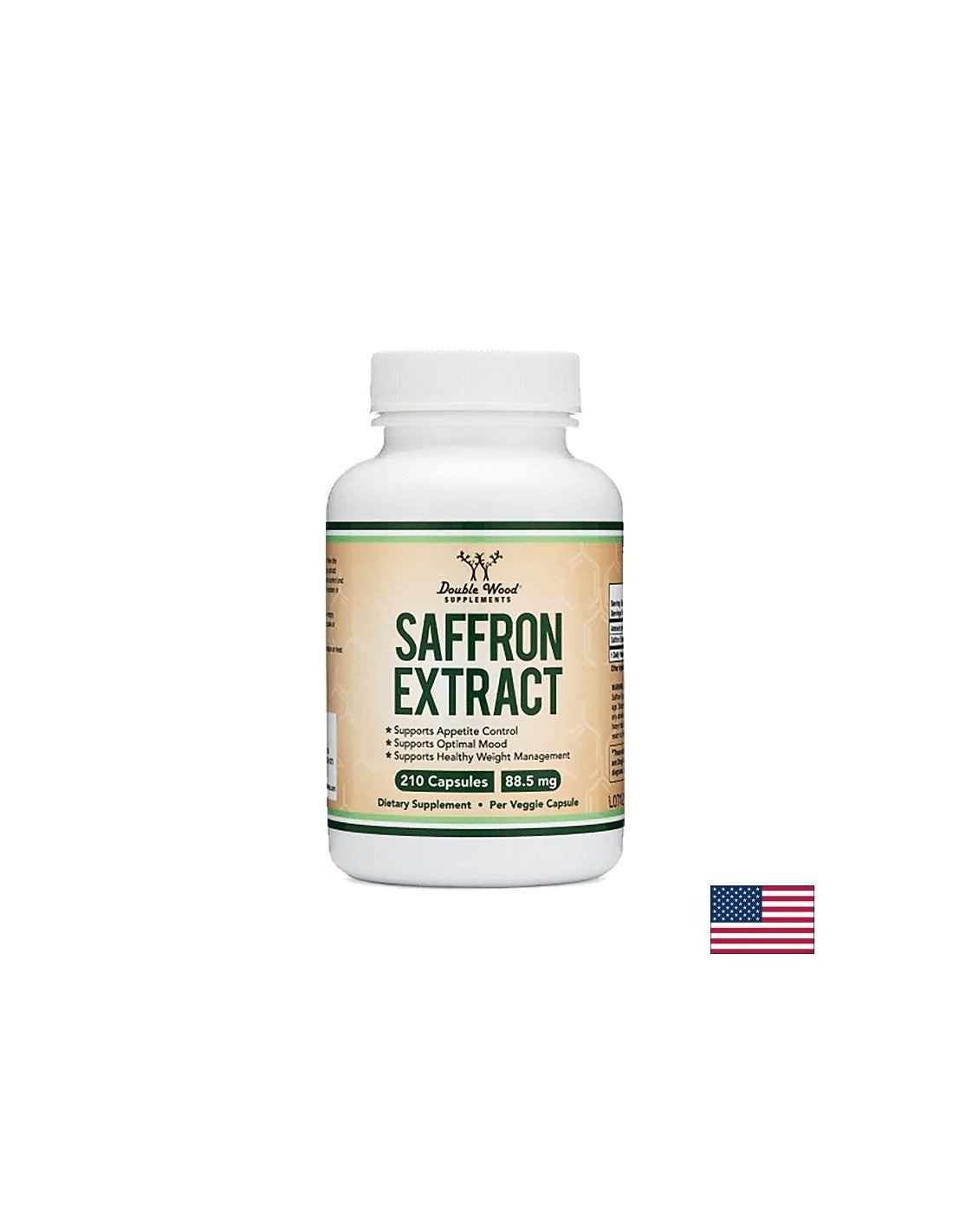 Saffron Extract/ Екстракт от шафран, 210 капсули Double Wood - Feel You