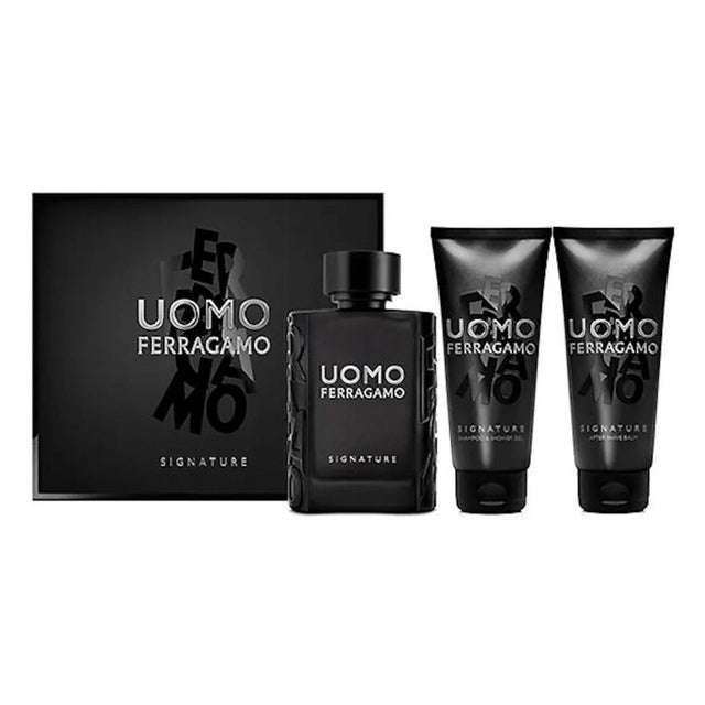 Salvatore Ferragamo – Uomo Signature Eau De Parfum 100ml + Shower Gel 100ml + After Shave Balsam 100ml - Feel You