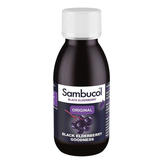 Sambucol, Original, Black Eldeberry Extract, Support The Immune System, Syrup, 120 ml - Feel You