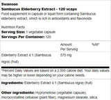Sambucus Elderberry Extract 575 mg 120 капсули - Feel You