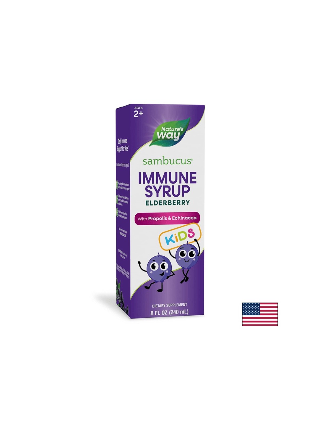 Sambucus Immune Syrup for Kids / Самбукус Immune сироп с ехинацея за деца х 240 ml Nature’s Way - Feel You