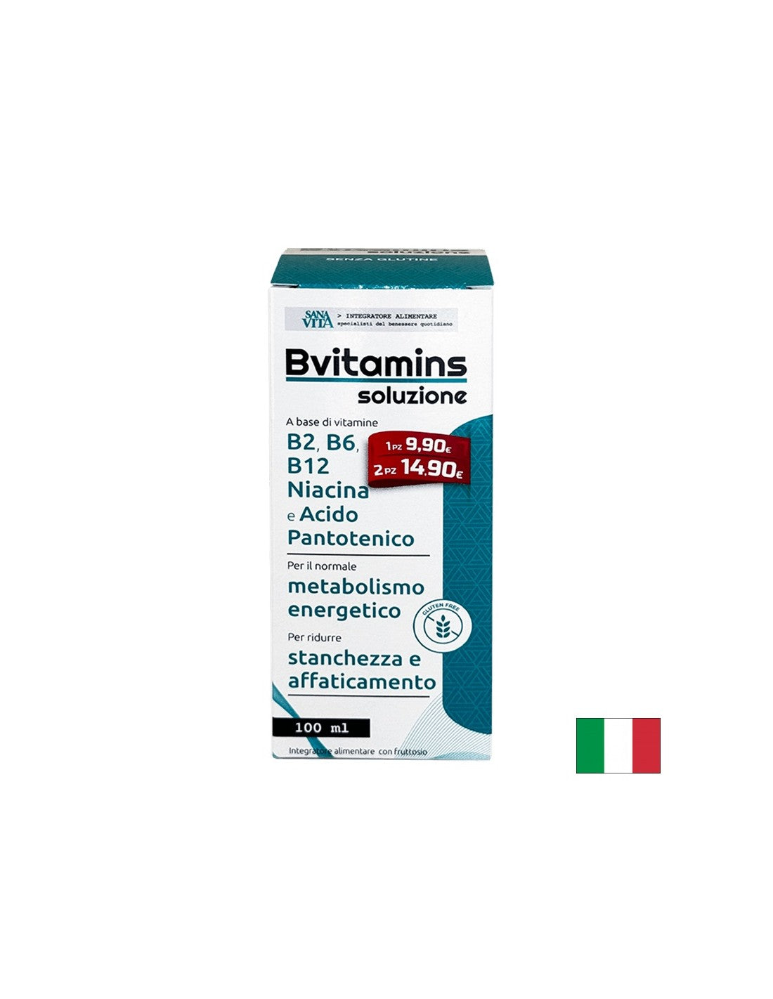 Витамини В-Комплекс SanaVita, 100 ml - Feel You