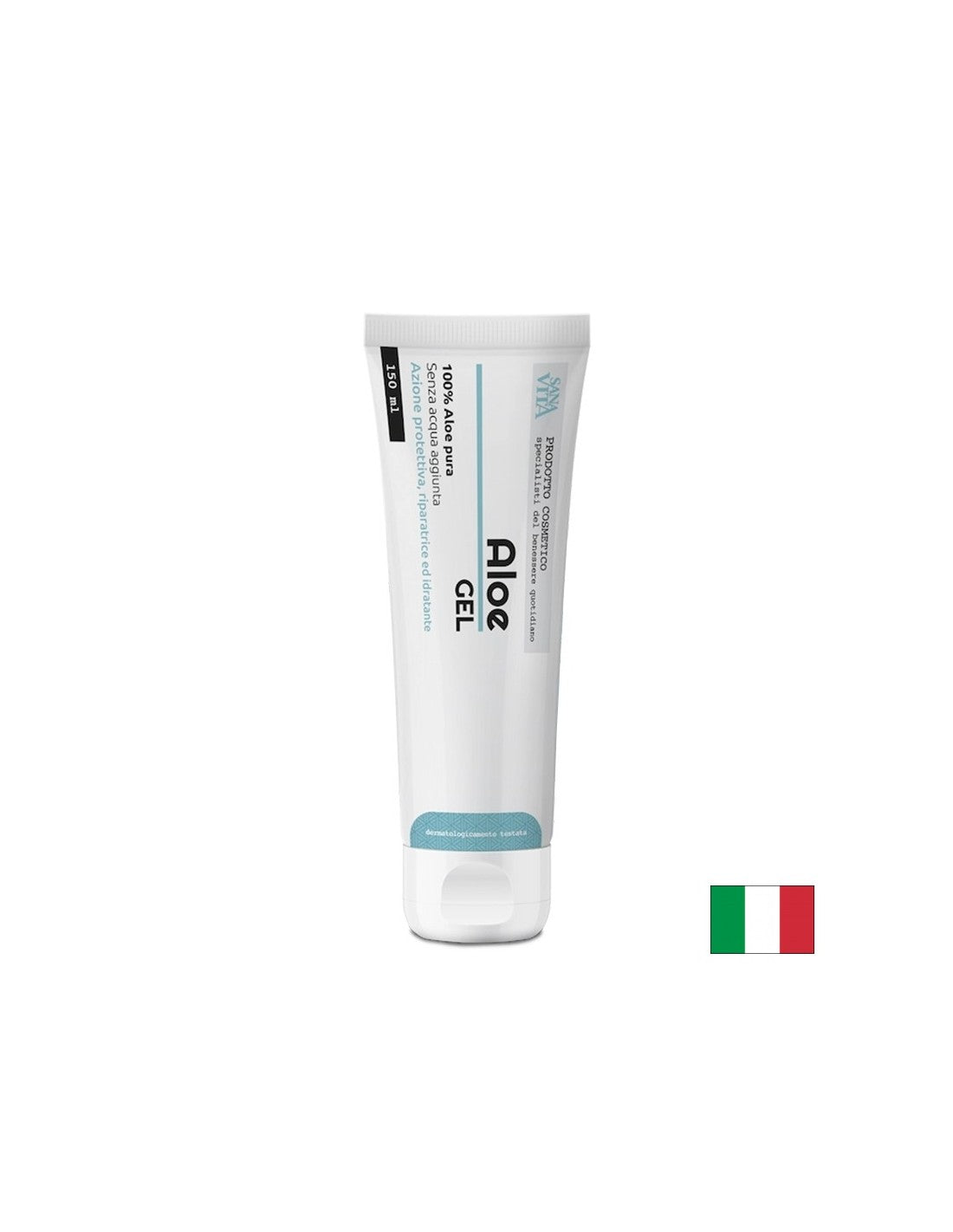 Гел за тяло с алое вера SanaVita - За хидратирана и мека кожа, 150 ml - Feel You