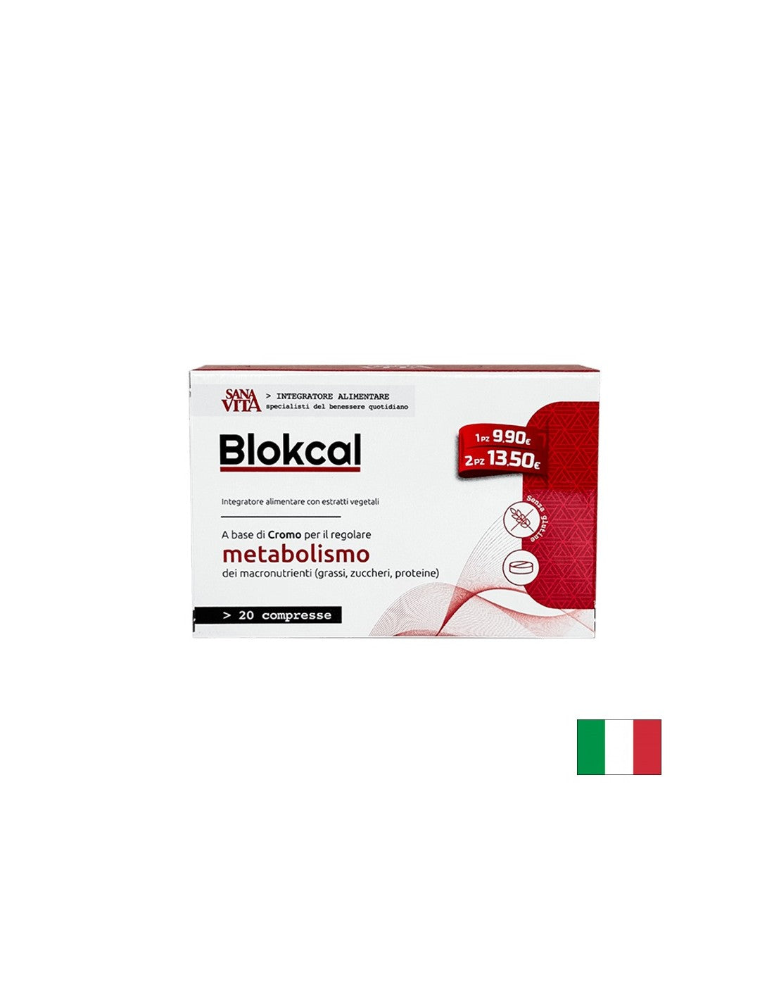 Здравословен метаболизъм Sanavita, 20 таблетки - Feel You