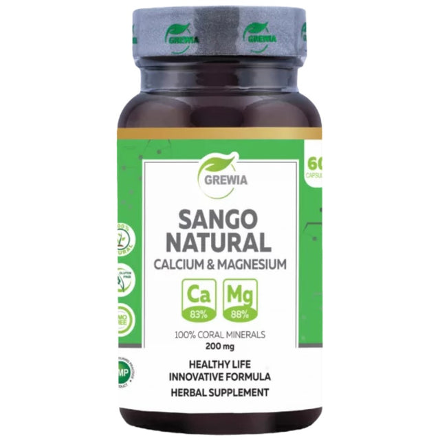 Sangro Natural | Calcium & Magnesium - 60 капсули - Feel You