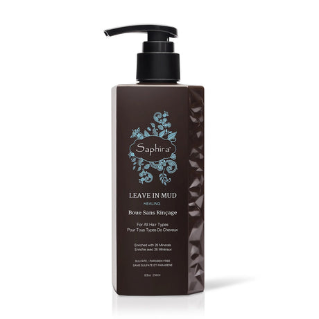 Saphira, Leave In Mud, Paraben-Free, Hair Leave-In Conditioner, For Moisturizing, 250 ml - Feel You