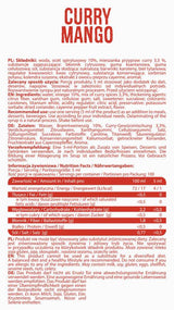 Sauce Zero Calorie | Curry Mango - 500 мл - Feel You