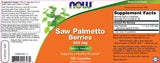 Saw Palmetto Berries 550 mg - 250 капсули - Feel You