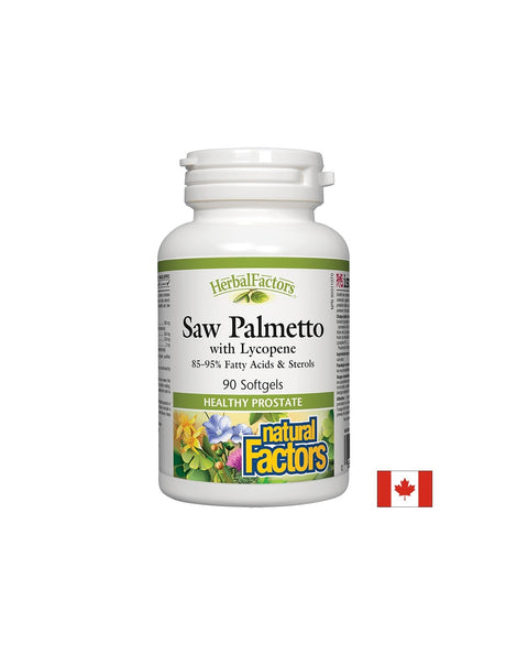 Saw Palmetto with Lycopene/ Сао Палмето с Ликопен х 90 софтгел капсули Natural Factors - Feel You