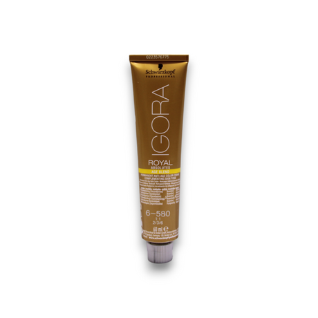 Schwarzkopf Professional, Igora Royal, Permanent Hair Dye, 6-580 Golden Red Chestnut, 60 ml - Feel You
