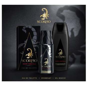 Scorpio - Noir Absolu Gift Set EDT 75 ml, shower gel 250 ml and deospray 150 ml - 75ml - Feel You