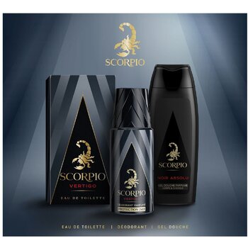 Scorpio - Vertigo Gift Set EDT 75 ml, shower gel 250 ml and deospray 150 ml - 75ml - Feel You