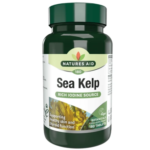 Морски келп (Sea Kelp) (Йод - 150mcg) 180 таблетки NaturesAid - Feel You