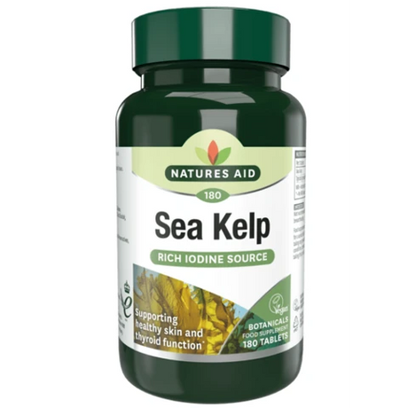 Морски келп (Sea Kelp) (Йод - 150mcg) 180 таблетки NaturesAid - Feel You