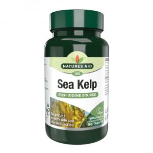 Морски келп (Sea Kelp) (Йод - 150mcg) 180 таблетки NaturesAid - Feel You