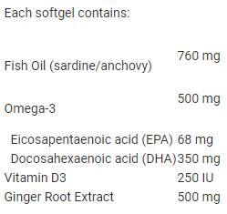 Sea Licious Omega 3 Belly To Baby DHA for Pregnant Women 816 mg 60 Гел капсули - Feel You