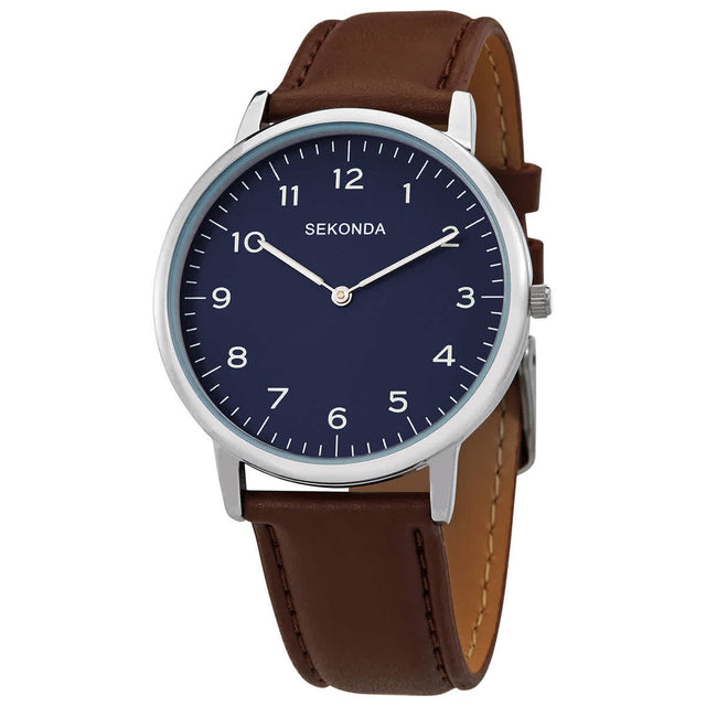 Sekonda, Sekonda, Quartz Leather Strap Watch, 1347.84, For Men - Feel You