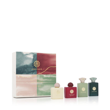 Set Amouage: Renaissance - Enclave, Eau De Parfum, For Men, 7.5 ml + Crimson Rocks, Eau De Parfum, For Women, 7.5 ml + Ashore, Eau De Parfum, For Women, 7.5 ml + Meander, Eau De Parfum, For Men, 7.5 ml - Feel You